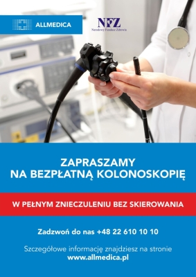 Bezpłatne badania kolonoskopowe