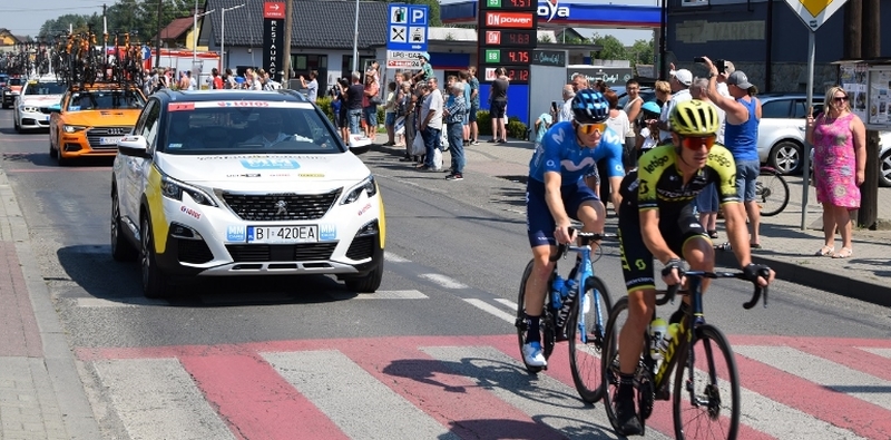 Wyścig Tour de Pologne na terenie Gminy Wieprz